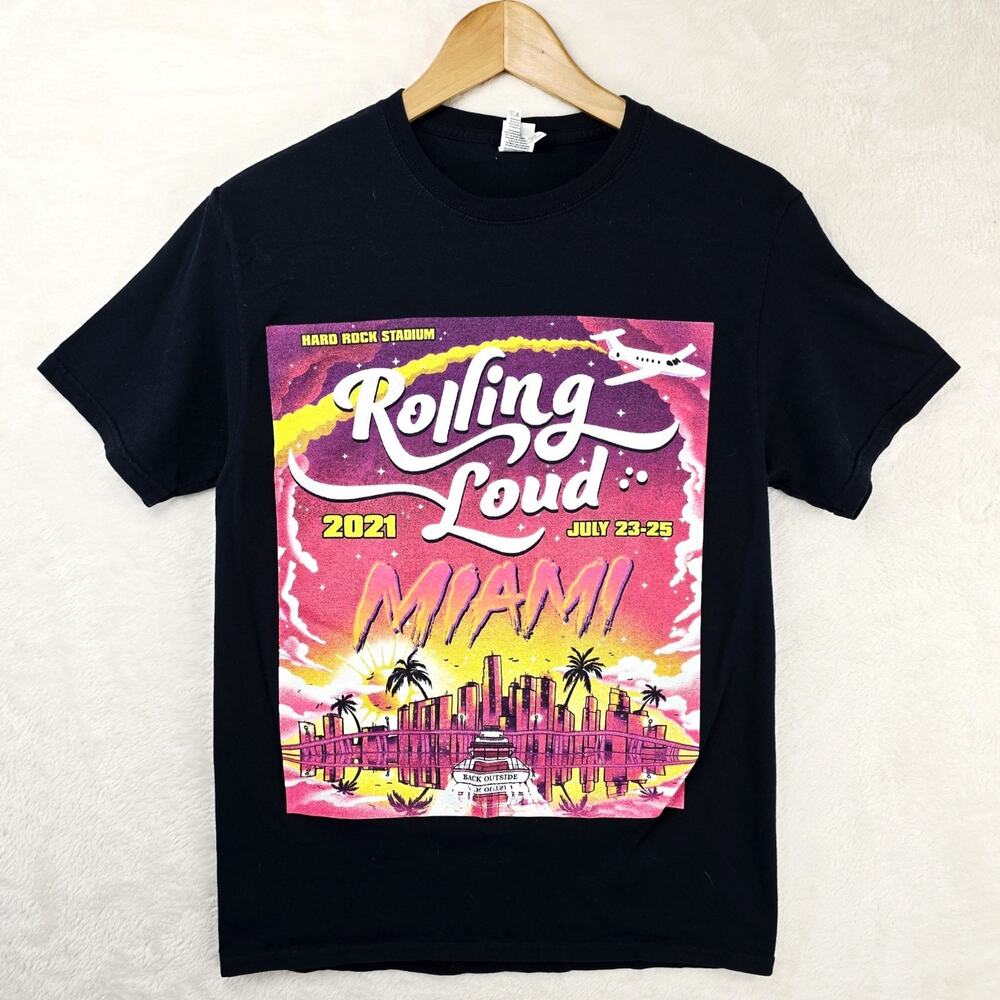 Rolling Loud 2021 Miami Shirt Small DMX Travis Scott Post Malone ASAP Rocky